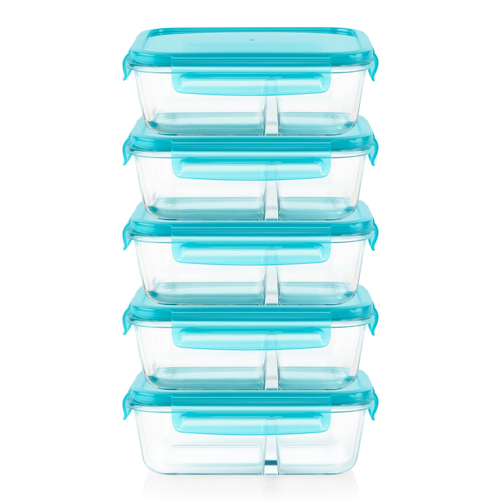 Pyrex® MealBox 10-Piece Divided Storage Set, 4 Cup