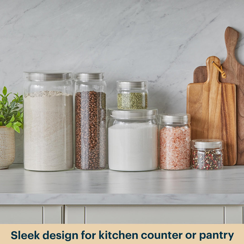 Pyrex® 4-Piece Glass Canister Set