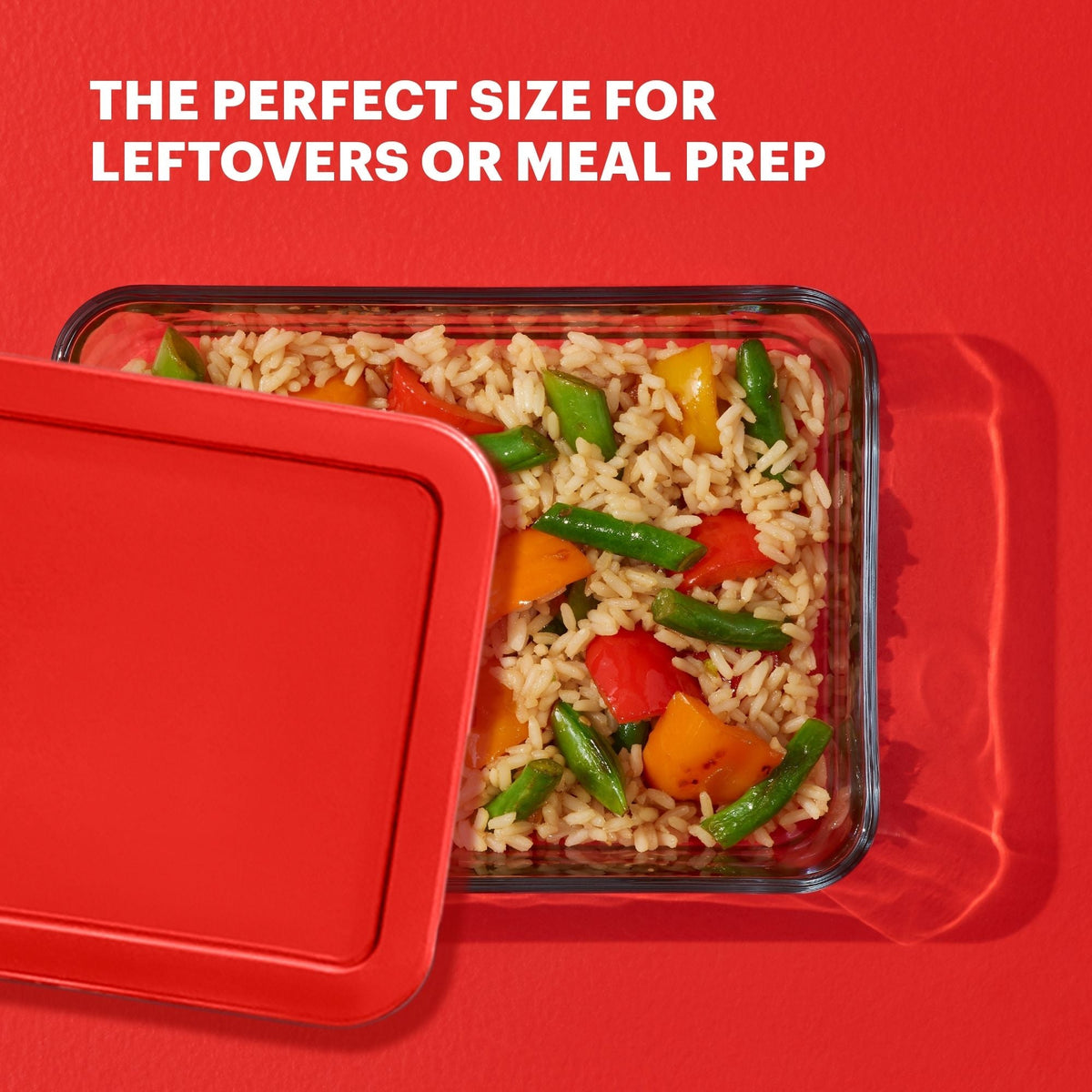 Pyrex® Simply Store® 3-Cup Rectangle Glass Storage with Plastic Lid
