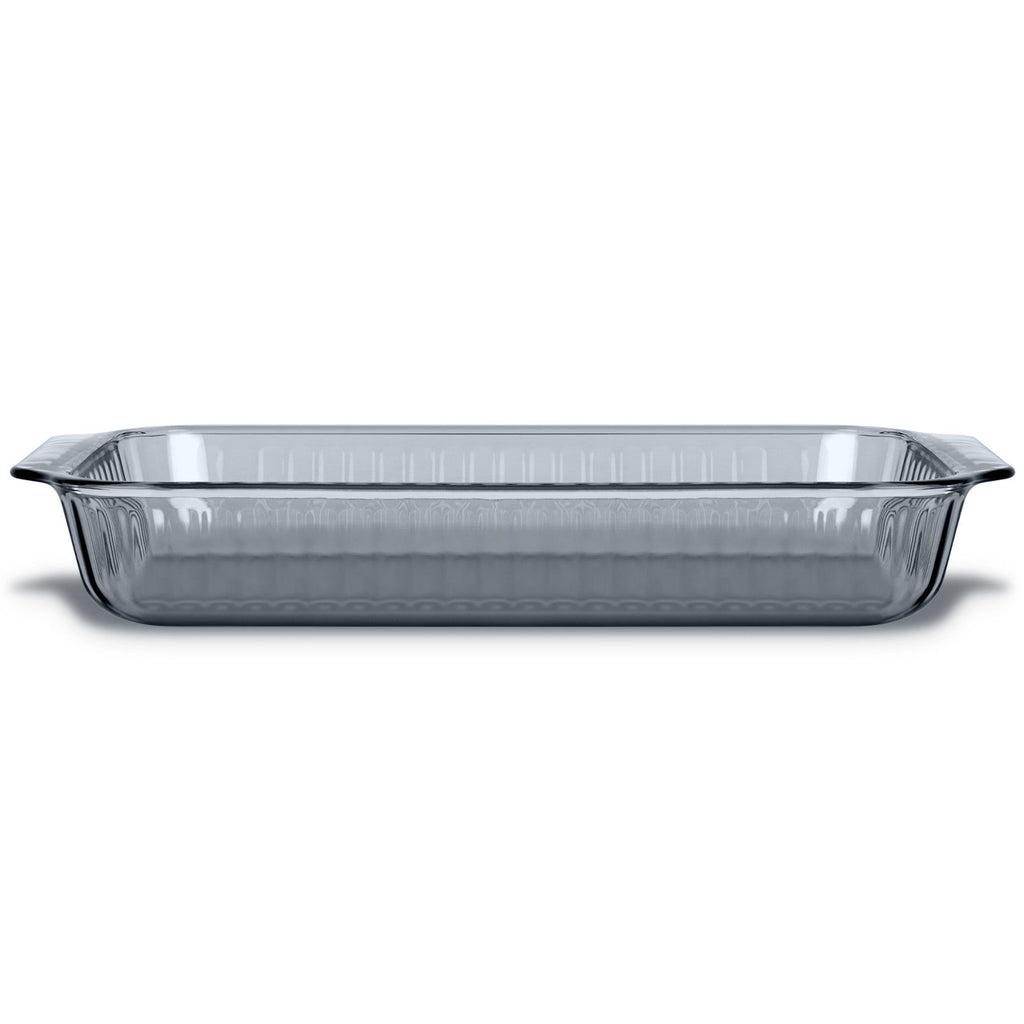 Pyrex® Sculpted Tinted Colors Sculpted Tinted 9" x 13" Baking Dish, Smoke