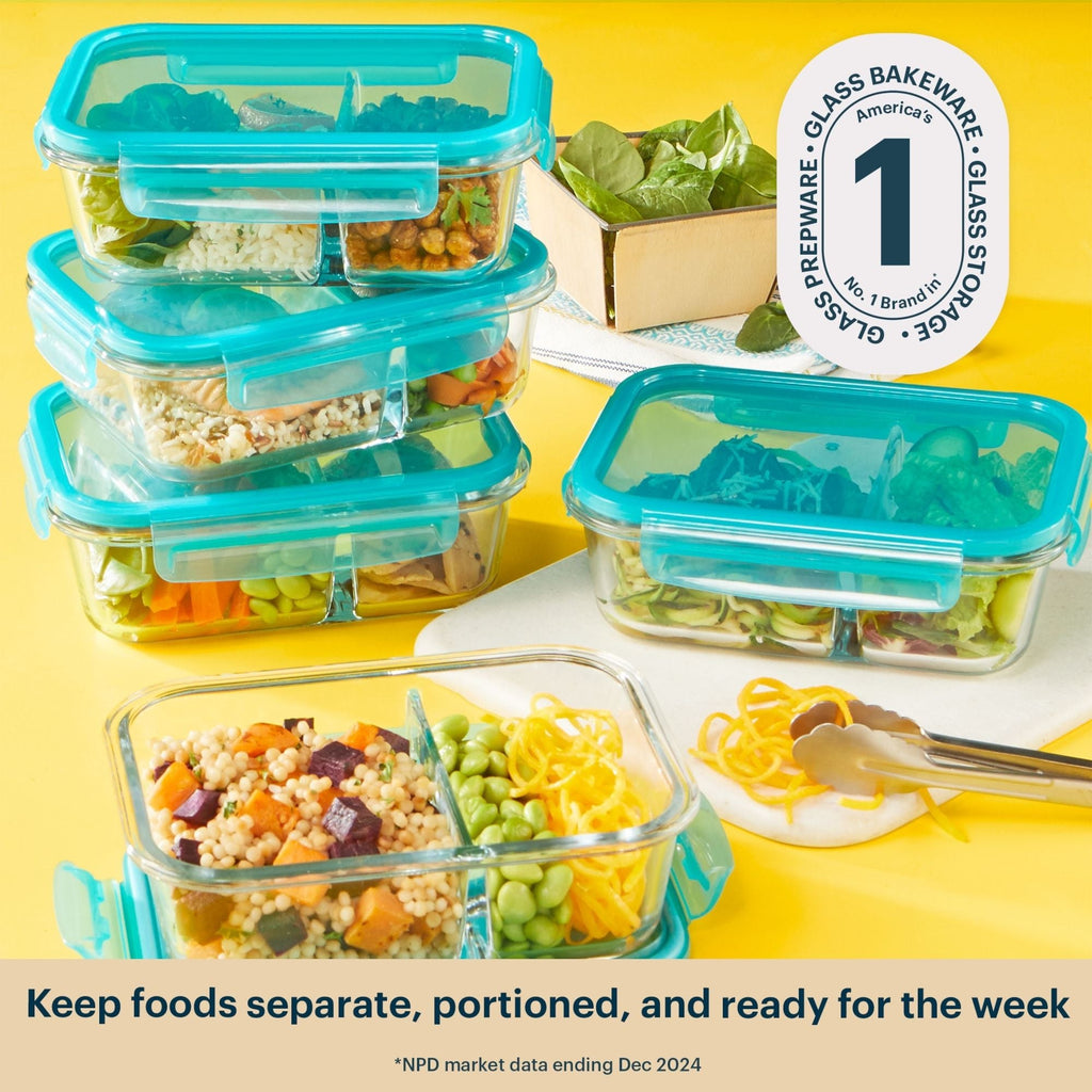 Pyrex® MealBox 10-Piece Divided Storage Set, 4 Cup